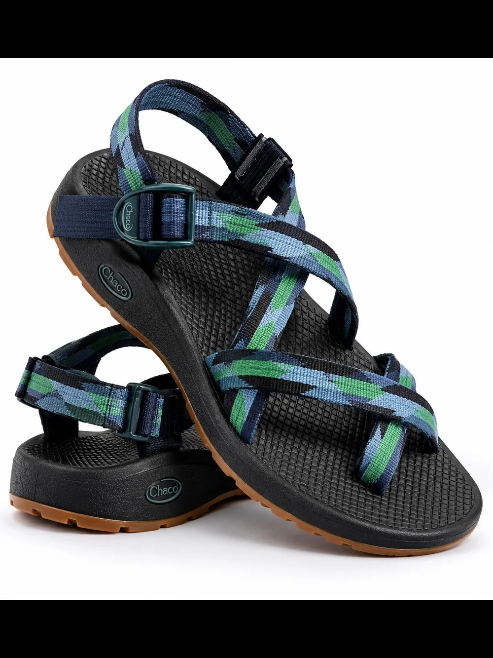 Chaco Z/1 Classic Outdoor Sport Sandals Men's Size 14 Blue Green Hiking